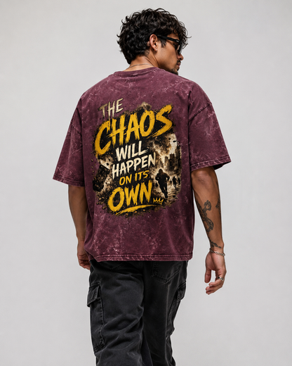 Unisex Acid Washed Oversized Tee