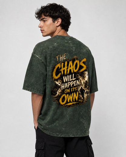 Unisex Acid Washed Oversized Tee
