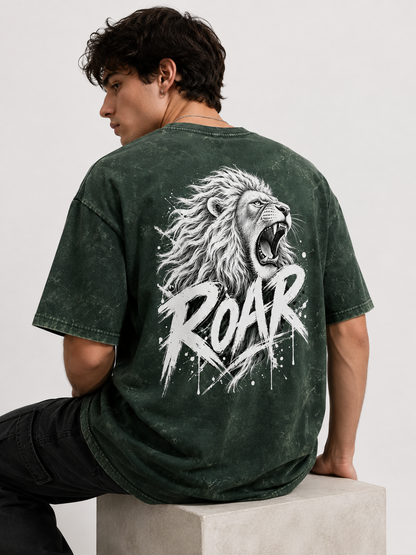ROAR – Unleashed Acid Washed T-Shirt