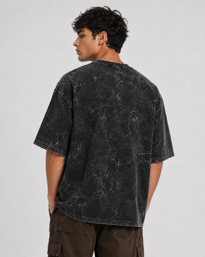 The Grind Acid Washed Oversized Tee