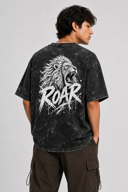 ROAR – Unleashed Acid Washed T-Shirt