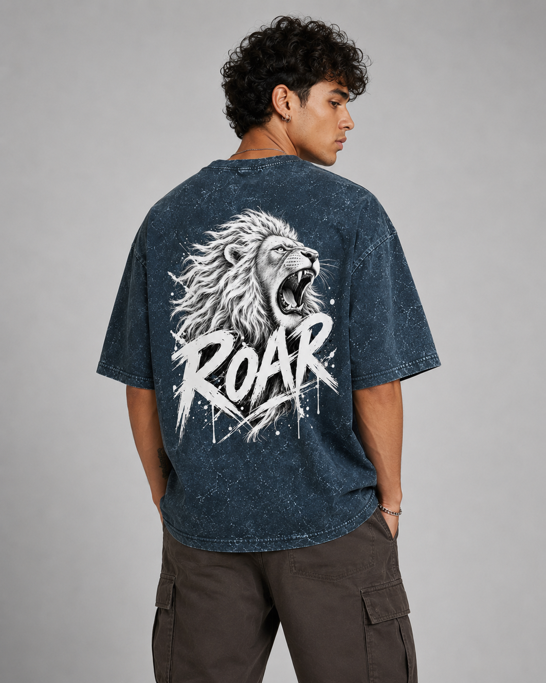 ROAR – Unleashed Acid Washed T-Shirt